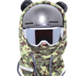 Cagoule Camo AVEC pompons