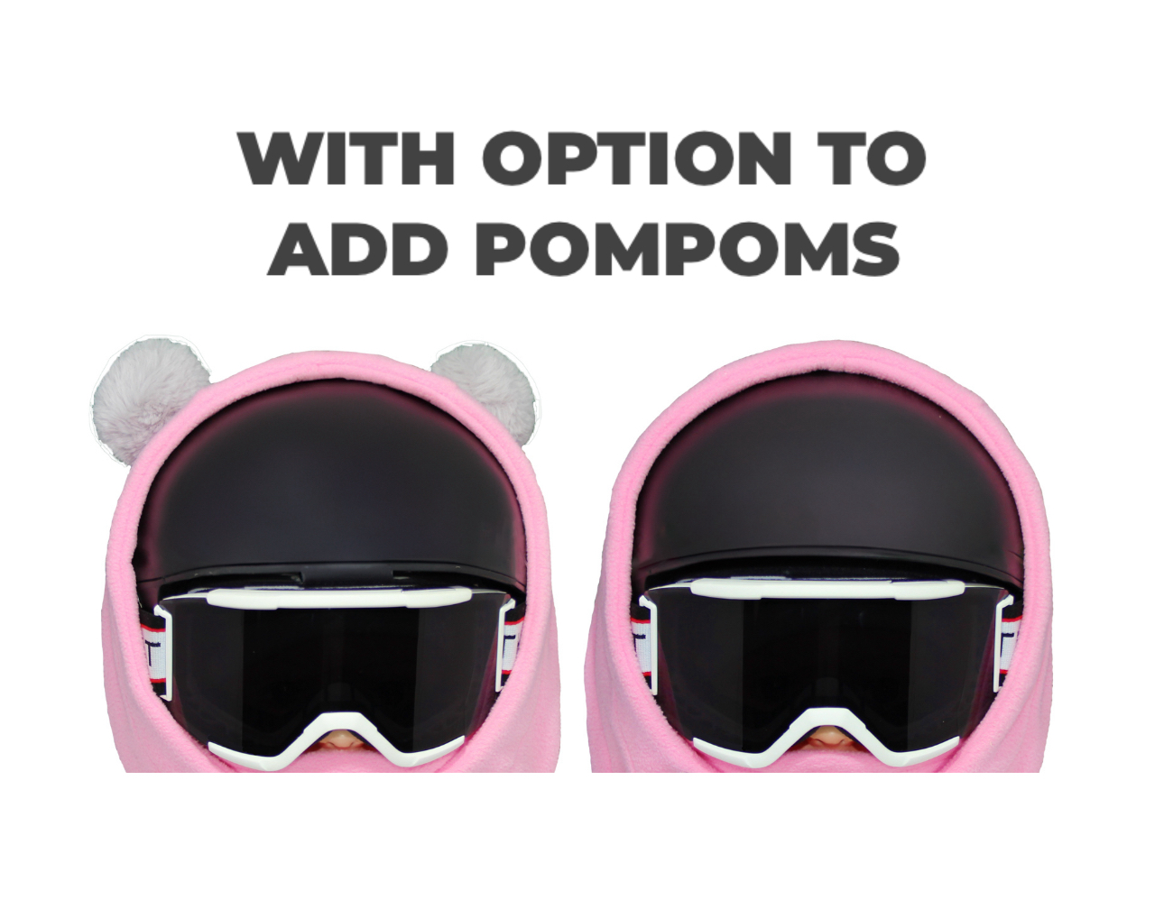 Add PomPoms to your balaclava