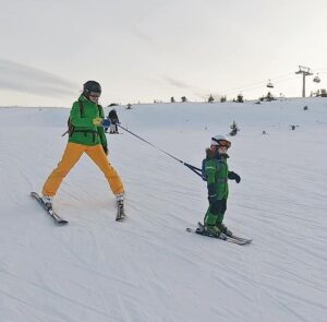 skiing