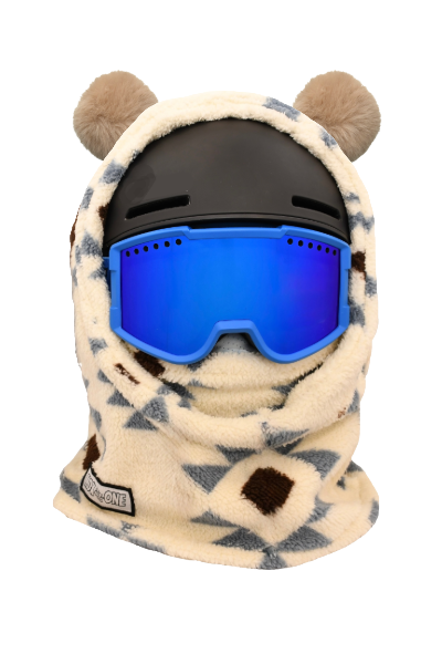 MDXONE balaclava with pom-poms